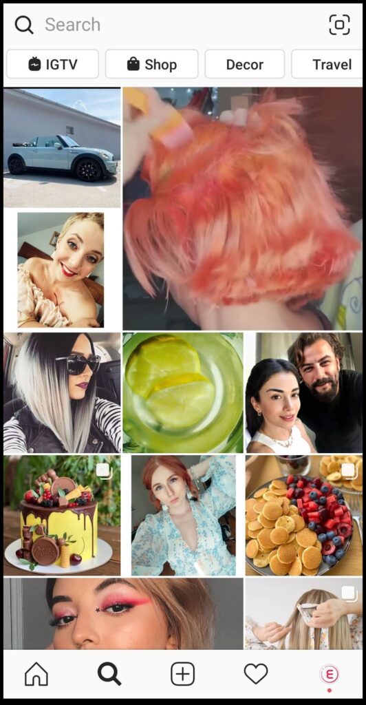 Ako funguje Explore Feed záložka na Instagrame? 1 explore feed instagram obrazok 1