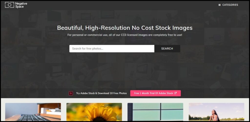 Najlepšie bezplatné fotobanky a obrázky pre váš web 12 negative space