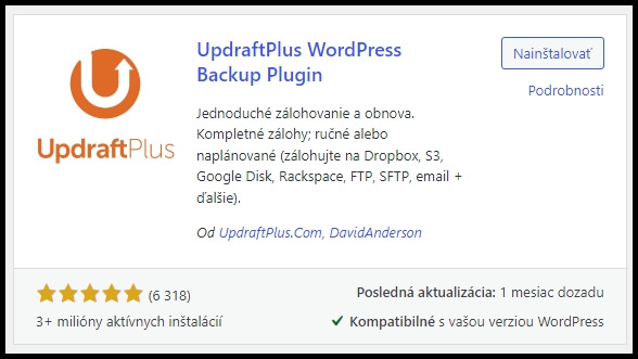 10 efektívnych krokov, ako zabezpečiť WordPress 7 updraft