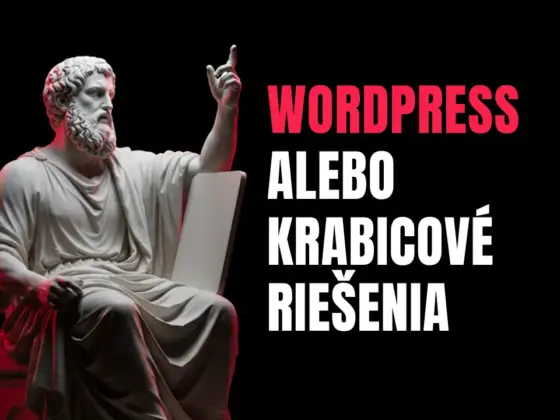 WordPress alebo krabicové riešenia
