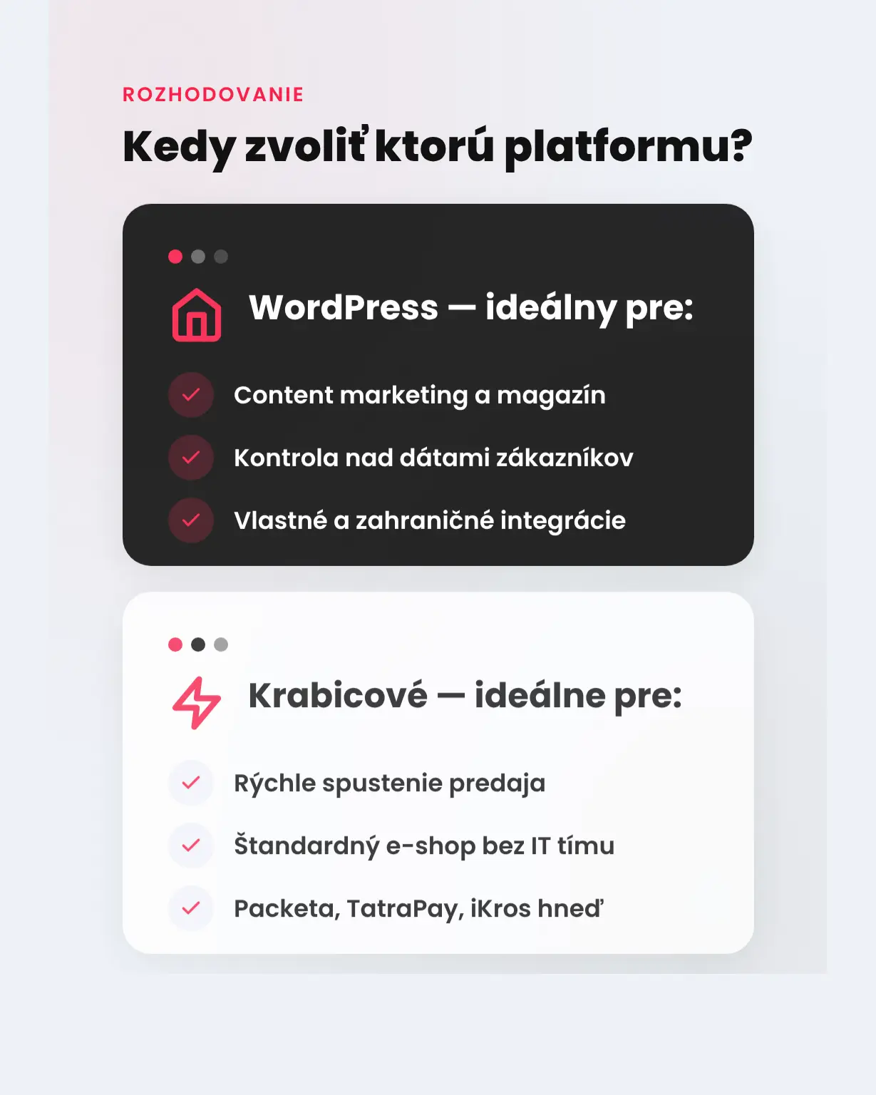 WordPress alebo krabicové riešenia infografika 3