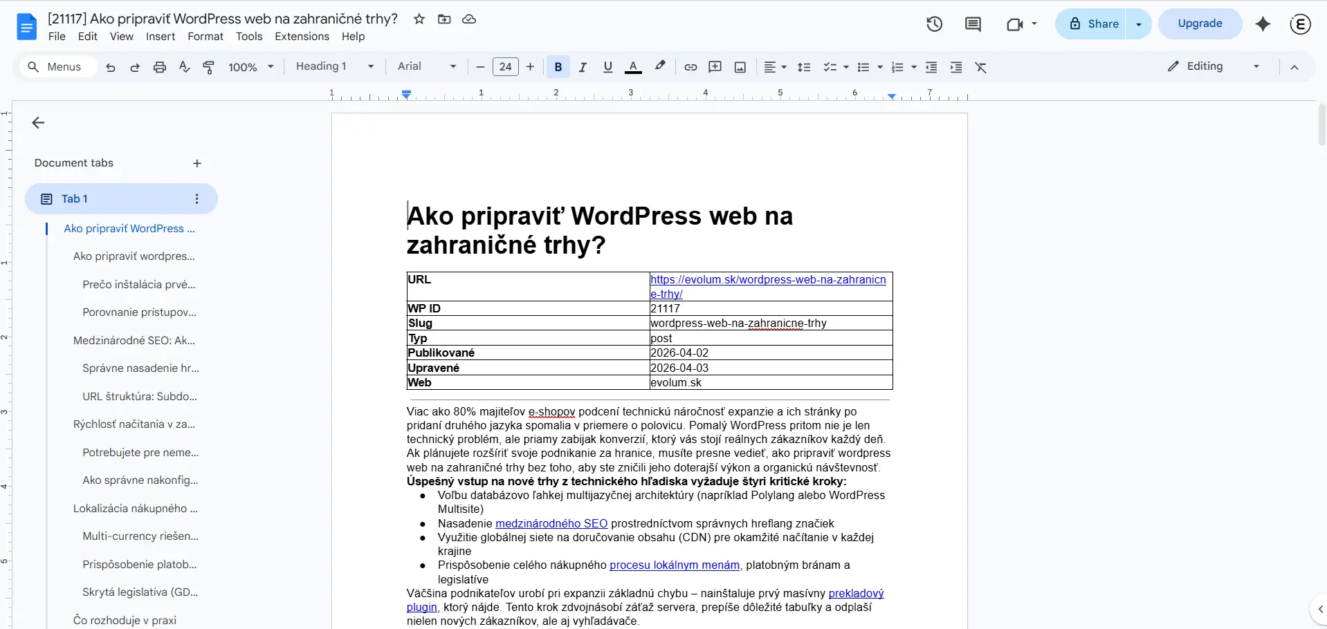 google docs