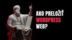 ako preložiť wordpress web
